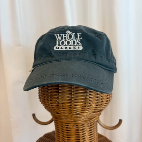 WHOLE FOODS 刺繍ロゴ入り CAP