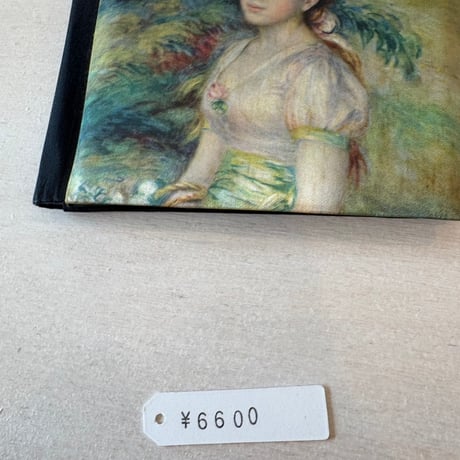 Antique ルノワール 花籠を持つ少女 モチーフ art 財布