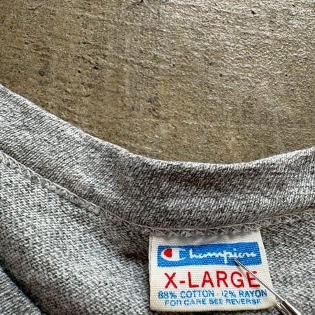 champion バータグ　８８コットン　X LARGE　無地TEE