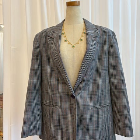 Y2K MADE IN USA Pendleton チェック柄　テーラードジャケット
