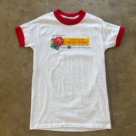 VINTAGE USA製 リンガーTEE