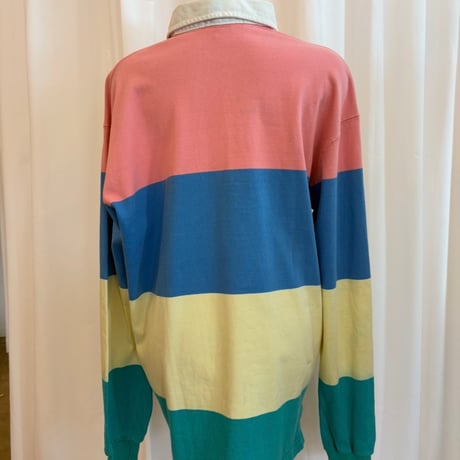 USA MADE Ralph Lauren パステルカラー　ラガシャツ
