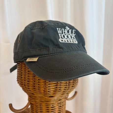 WHOLE FOODS 刺繍ロゴ入り CAP