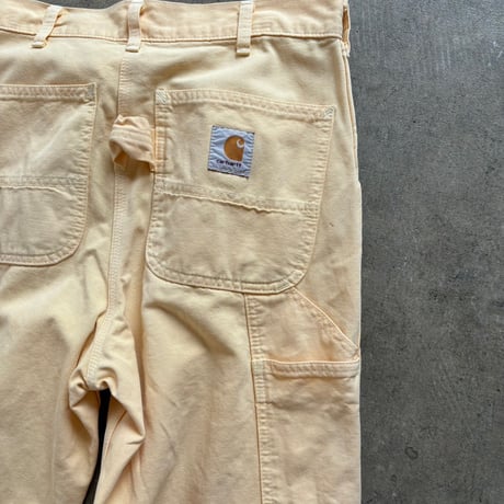 Carhartt レアカラー パステルイエロー ペインターパンツ