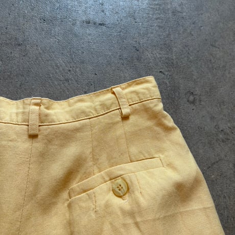 Talbots USA製 シルクレーヨン 2タック入り ショートパンツ