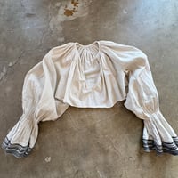 40s ウクライナ vintage ショート丈 ブラウス