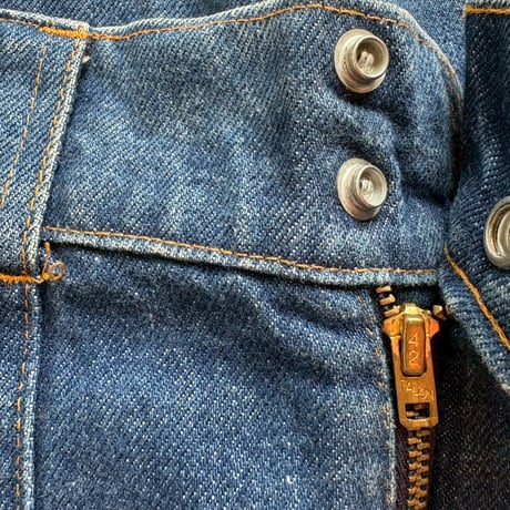 70s levi's bush denim short pants