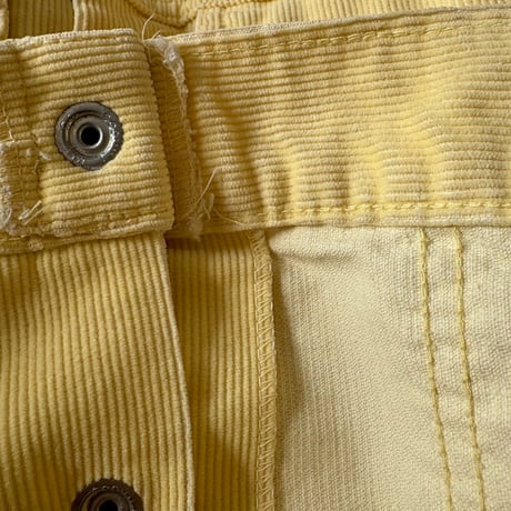 70s Levis パステルイエロー　コーデュロイ　ジャケット