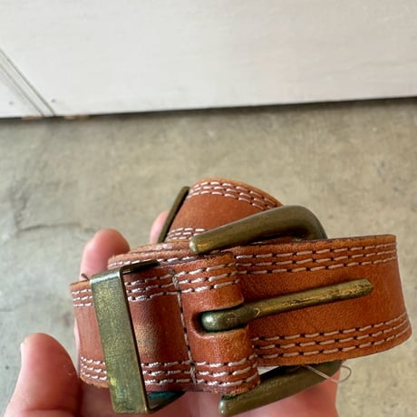 vintage レザーベルト
