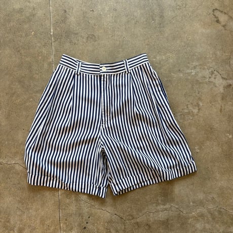 USA MADE 2タック入り ストライプショートパンツ