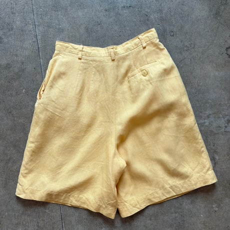 Talbots USA製 シルクレーヨン 2タック入り ショートパンツ