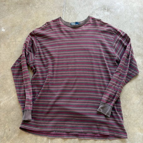 MADE IN U.S.A ラルフローレン　ボーダーロンTEE