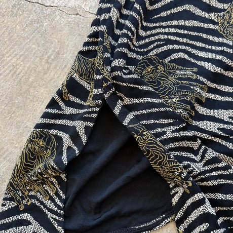 MADE IN U.S.A Aspeed ゼブラ総柄 ロングシャツ