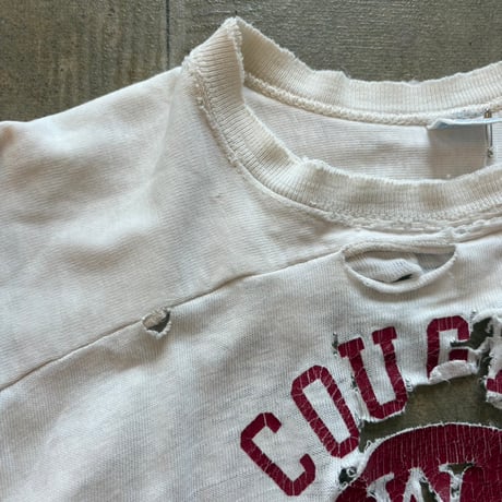 Champion 70s バータグ ボロボロ フットTEE