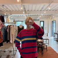 90s　ボーダー　ロンTEE