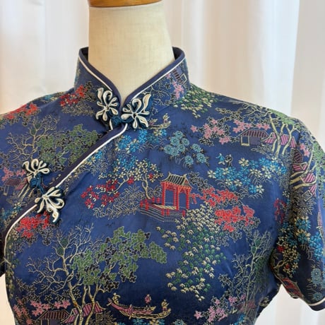 ５０s VINTAGE チャイナブラウス