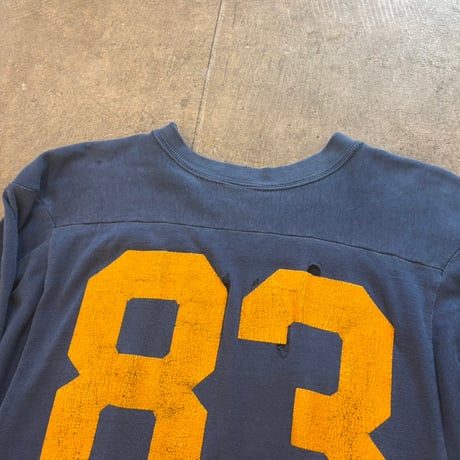 80s champion チャンピオン トリコタグ ナンバリング フットボールTEE ”８３”