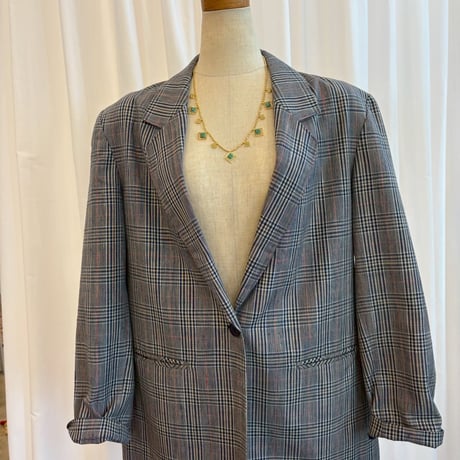 Y2K MADE IN USA Pendleton チェック柄　テーラードジャケット