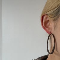 antique ３連 フープ 大きめ ピアス
