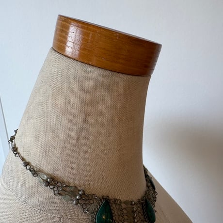antique シルバー ハンドメイド チョーカー