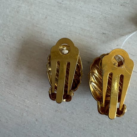 antiqueゴールド×シルバーカラー　イヤリング