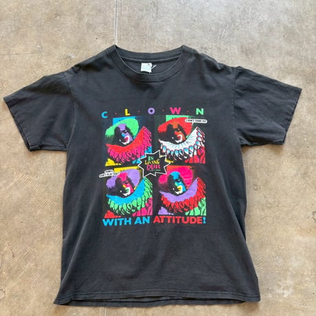 USA MADE 90s CLOWN ブラック TEE