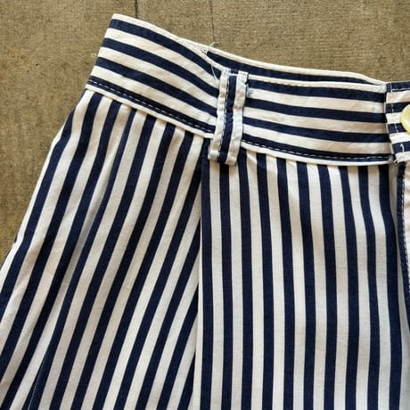 USA MADE 2タック入り ストライプショートパンツ