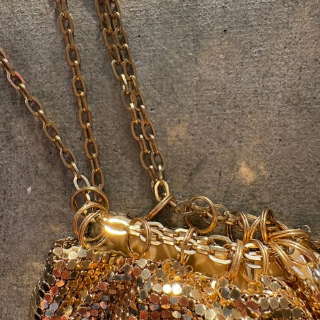 Vintage ゴールドカラー チェーンBAG