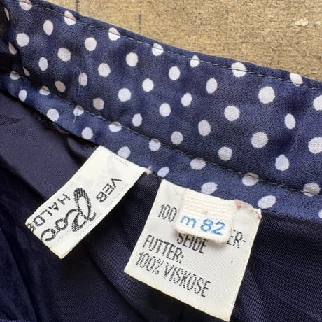 euro made Polka dot skirt