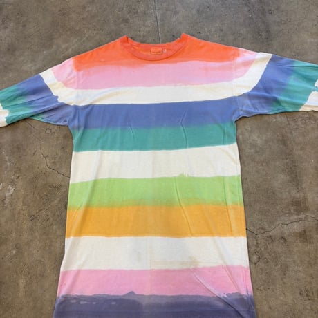 レインボーボーダーロンTEE タイダイ