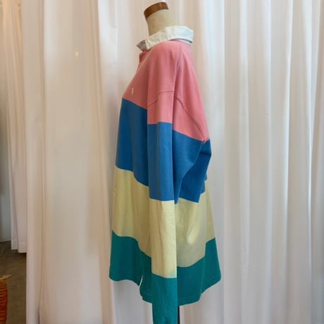 USA MADE Ralph Lauren パステルカラー　ラガシャツ