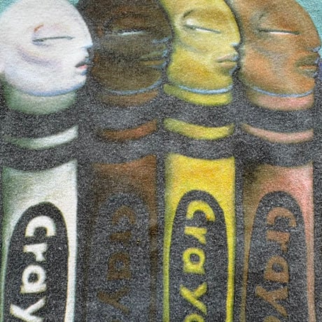 92s vintage Colored People art TEE