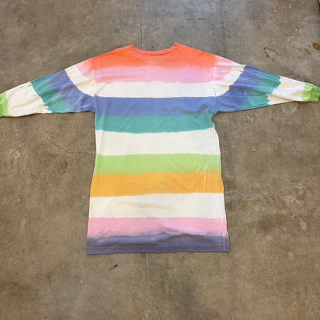 レインボーボーダーロンTEE タイダイ