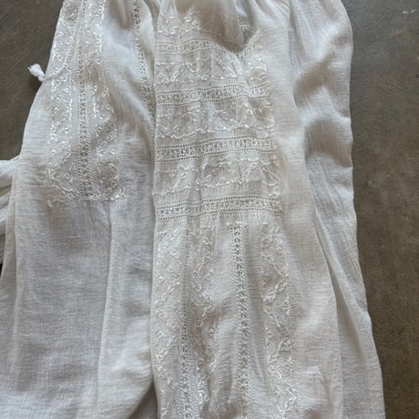 60s vintage 民族 刺繍 ブラウス
