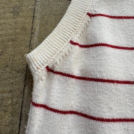 LACOSTE ボーダー　ニットタンク