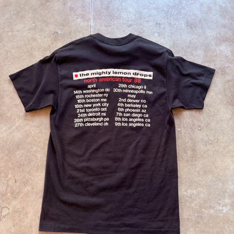 1988 the mighty lemon drops north american tour tee