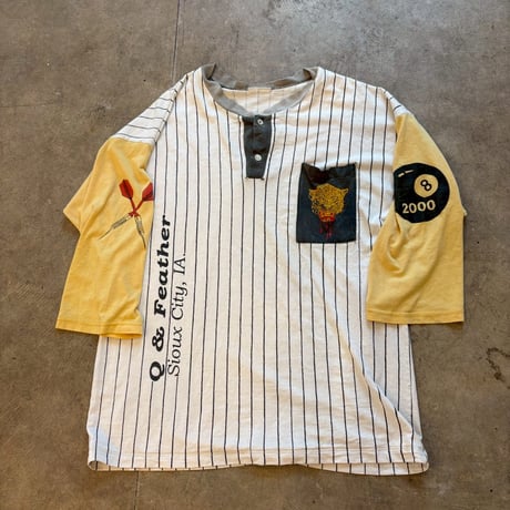 2000s 血だらけタイガー ベースボール ロンTEE