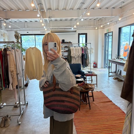 WOVEN Leather　カラフルBAG