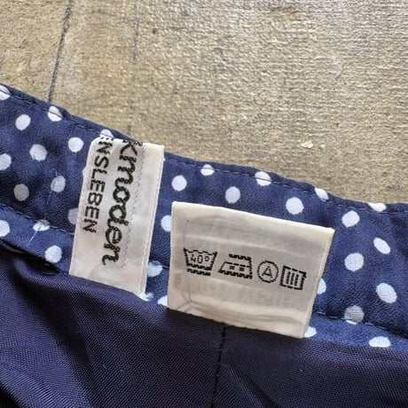 euro made Polka dot skirt
