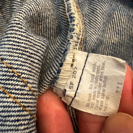1970s Levis オレンジタブ ブッシュパンツ デニム ショート丈