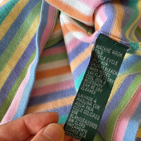 Ralph Lauren カラフルボーダー ニットタンク