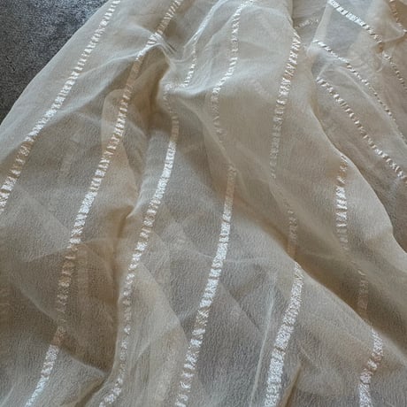 vintage like インド綿 シースルー ドレス