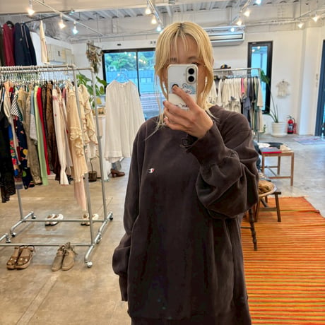 80s champion reverse weave "black" sizeXL