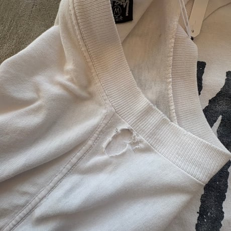 80s old stussy 黒タグ　ストックロゴTEE