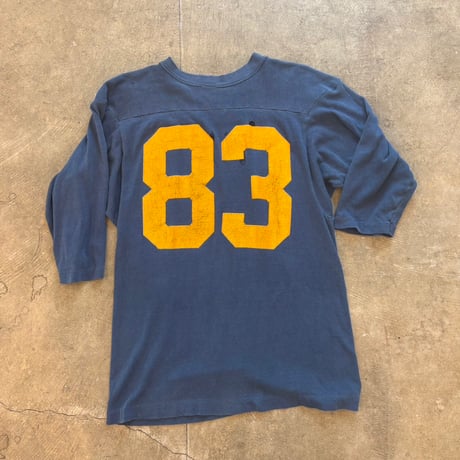 80s champion チャンピオン トリコタグ ナンバリング フットボールTEE ”８３”