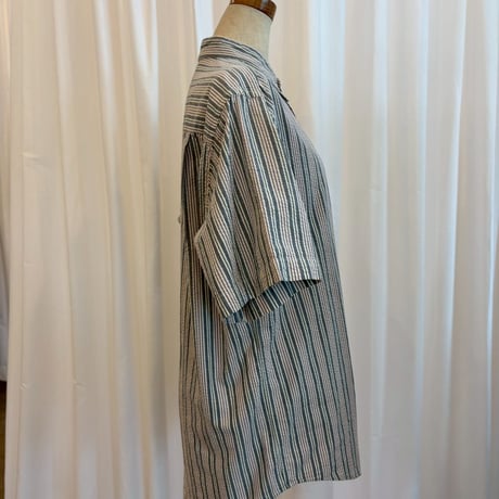 Vintage L.L Bean シアサッカー　ストライプ　半袖シャツ