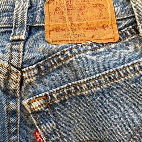 levis 20501 リメイク　編み上げデニムパンツ