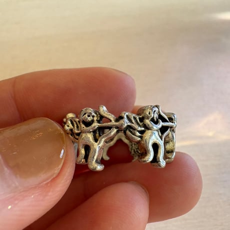 vintage silver 天使モチーフ リング
