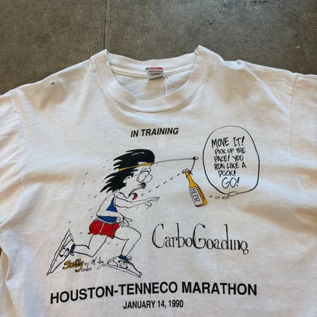 90s FRUIT OF THE LOOM USA made マラソンTEE