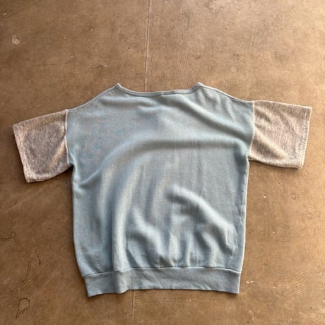 ８０s ２トーン　ヘンリーネック　半袖SWT